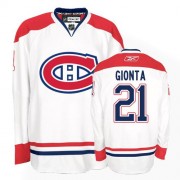 Reebok Montreal Canadiens 21 Youth Brian Gionta White Premier Away NHL Jersey