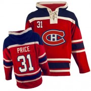 Old Time Hockey Montreal Canadiens 31 Men's Carey Price Red Authentic Sawyer Hooded Sweatshirt NHL Jersey Old Time Hockey Montreal Canadiens 31 Men's Carey Price Red Authentic Sawyer Hooded Sweatshirt NHL Jersey