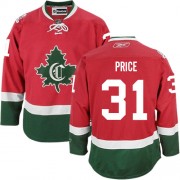 Reebok Montreal Canadiens 31 Men's Carey Price Red Authentic Third New CD NHL Jersey