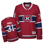 Reebok Montreal Canadiens 31 Womne's Carey Price Red Women's Premier Home NHL Jersey