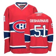 Reebok Montreal Canadiens 51 Men's David Desharnais Red Premier Home NHL Jersey