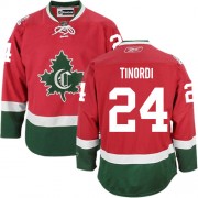 Reebok Montreal Canadiens 24 Men's Jarred Tinordi Red Authentic Third New CD NHL Jersey