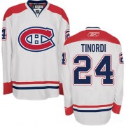 Reebok Montreal Canadiens 24 Men's Jarred Tinordi White Premier Away NHL Jersey