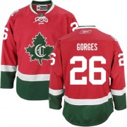 Reebok Montreal Canadiens 26 Men's Josh Gorges Red Premier Third New CD NHL Jersey