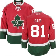 Reebok Montreal Canadiens 81 Men's Lars Eller Red Premier Third New CD NHL Jersey