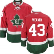 Reebok Montreal Canadiens 43 Men's Mike Weaver Red Premier Third New CD NHL Jersey