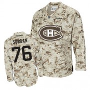 Reebok Montreal Canadiens 76 Men's P.K Subban Camouflage Authentic NHL Jersey