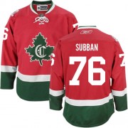 Reebok Montreal Canadiens 76 Men's P.K Subban Red Premier Third New CD NHL Jersey
