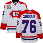 Reebok Montreal Canadiens 76 Men's P.K Subban White Authentic Heritage Classic NHL Jersey