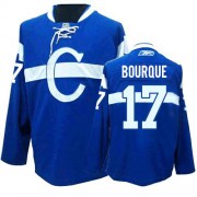 Reebok Montreal Canadiens 17 Men's Rene Bourque Blue Premier Third NHL Jersey