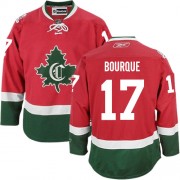 Reebok Montreal Canadiens 17 Men's Rene Bourque Red Authentic Third New CD NHL Jersey