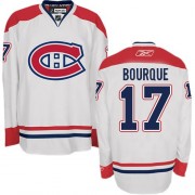 Reebok Montreal Canadiens 17 Men's Rene Bourque White Authentic Away NHL Jersey