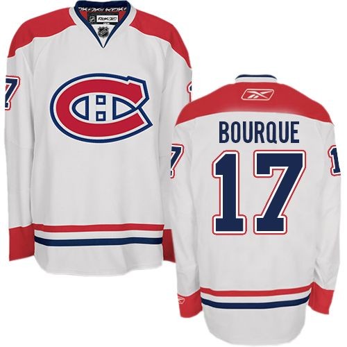 Reebok Montreal Canadiens 17 Men's Rene Bourque White Authentic Away NHL Jersey Reebok Montreal Canadiens 17 Men's Rene Bourque White Authentic Away NHL Jersey