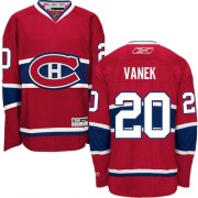 Reebok Montreal Canadiens 20 Men's Thomas Vanek Red Premier Home NHL Jersey