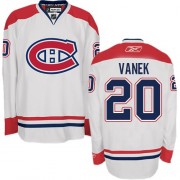 Reebok Montreal Canadiens 20 Men's Thomas Vanek White Authentic Away NHL Jersey