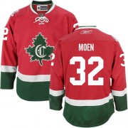 Reebok Montreal Canadiens 32 Men's Travis Moen Red Premier Third New CD NHL Jersey